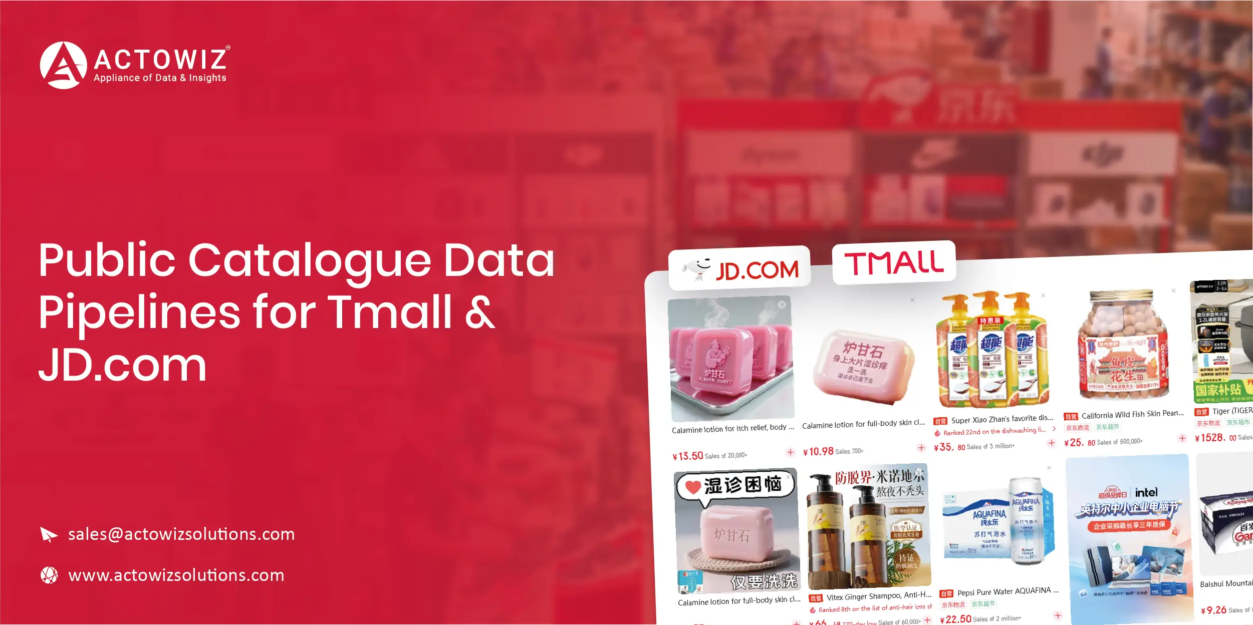 Tmall and JD.com Data Pipelines